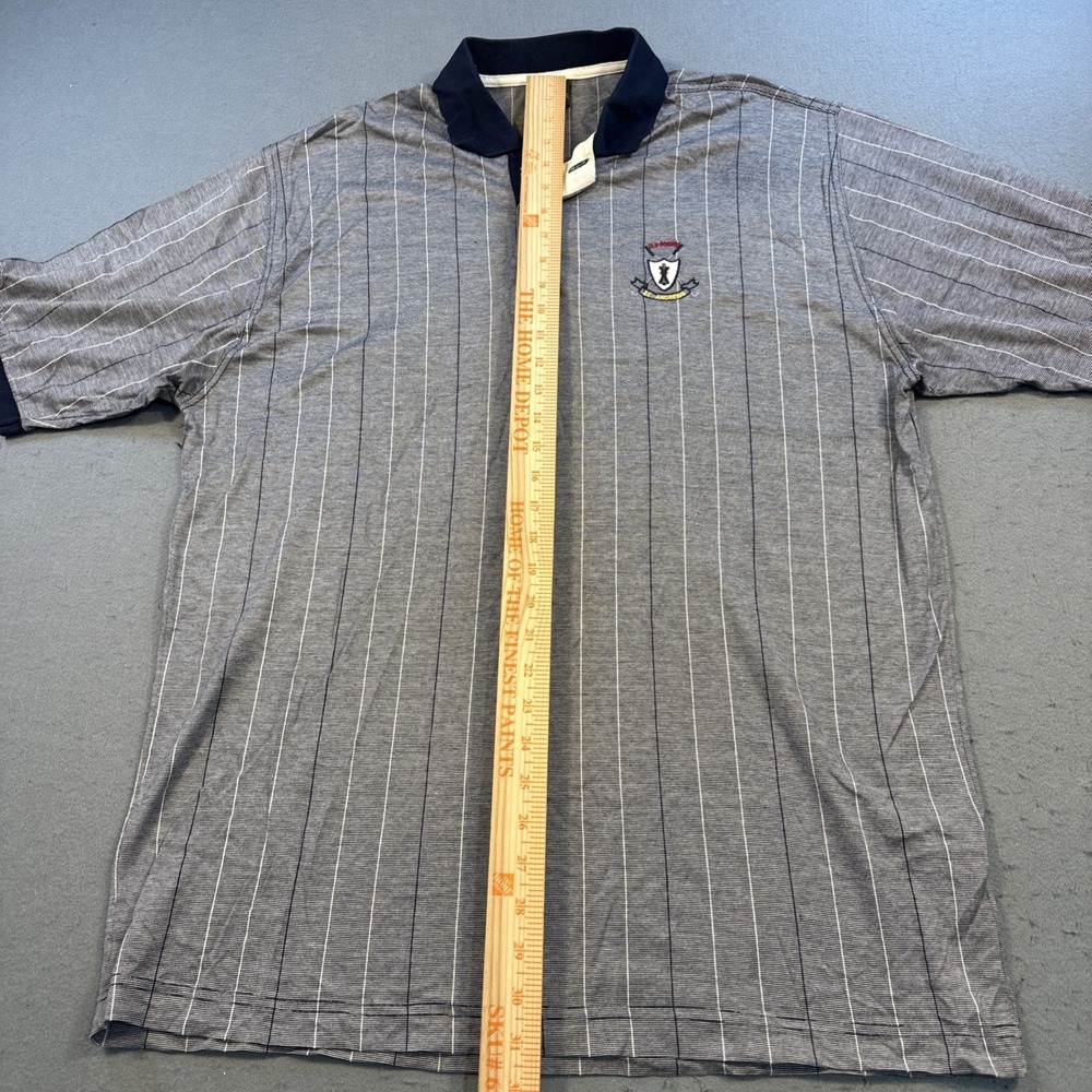 Wood and Irons Polo Golf Shirt MENS LRG  ST. ANDREWS  100% Cotton Made in Italy - Picture 6 of 9